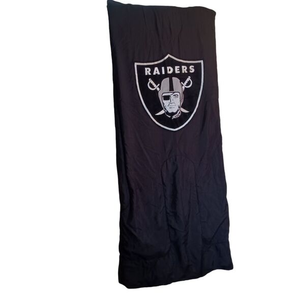VTG The Northwest Co. NFL Last Vegas Raiders Sweatshirt Comforter 66X84 - Picture 1 of 4